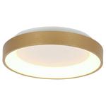 Потолочный светильник Steinhauer Ringlede, золото - 28 х 28 см - фото