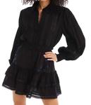 Мини-юбка Keaton с бисером черного цвета ALLISON NEW YORK - фото 3