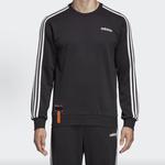 Свитшот Unisex с 3 полосками Adidas, черный - фото 6