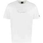 Футболка с принтом Paul & Shark, белая - фото