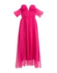 Платье миди Simona Corsellini, фуксия - фото