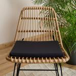 Подушка для сидения IDIMEX, 40x40x3 см, черный - фото 3