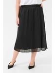 KAFFE curve Юбка KCmilli А-образного силуэта, темно-черная - фото 3