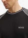 Толстовка с контрастными вставками Boss, черный - фото 4