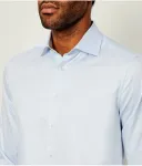 Рубашка Slim fit Stenströms, синий - фото 4