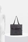 Сумка AllSaints из хлопка, черный - фото 7