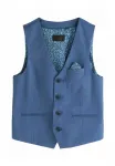 Жилет стандартного кроя Next, Blue - фото