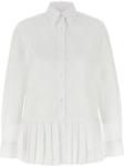 Плиссированная рубашка Thom Browne, белый - фото