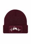 Шапка MoonWorks MIT PATCH TRAKTOR HERZSCHLAG, Bordeauxrot/Light Red - фото 2