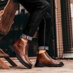 Мужские ботинки Cahhrrn X Martin Boot Men Beige Wit - фото 10