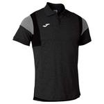 Поло с коротким рукавом Joma Confort III, черный - фото