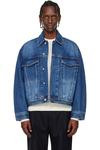 Studio Nicholson Джинсовая куртка Blue Stein - фото