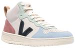 Кроссовки Veja V-15 High-Top 'Beige Light Blue Black' - фото 2