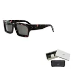 CELINE Прямоугольные солнцезащитные очки, Black - фото