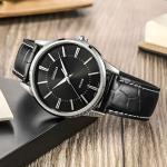 Часы CASIO Quartz Waterproof Unisex Black Analog, черный - фото 4