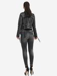 Trueprodigy Черная кожаная куртка Avril - фото 5