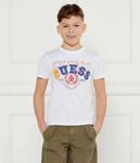 Футболка Guess с цветным принтом, белый - фото