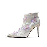 Ботильоны женские белый Hoov - фото