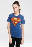 Футболка с принтом DC COMICS SUPERMAN LOGOSHIRT, синий - фото 2