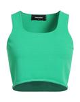 Кроп-топ Dsquared2, зеленый - фото