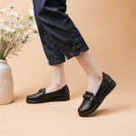 Лоферы женские черный Egchi - фото 6