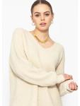 Свитер SASSYCLASSY, бежевый - фото 5