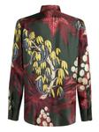 ETRO шелковая рубашка с принтом, зеленый - фото 4