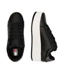 Кожаные кроссовки Tommy Jeans, черный - фото 4