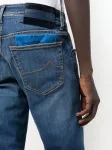 Узкие джинсы средней посадки JACOB COHEN, синий - фото 5