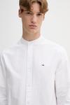 Хлопковая рубашка Tommy Jeans, белый - фото 4