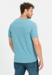 Mit rundhals basic tshirt Camel Active, Steel Blue - фото 3
