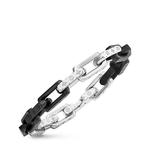 Браслет-цепочка с монограммой Louis Vuitton, серебряный - фото 3