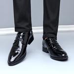 Черные туфли Dress Shoes Men's Black SHUPATE, однослойные - фото 2
