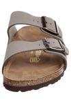 Шлепанцы женские Birkenstock из экокожи, бежевый - фото 4