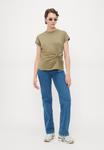Футболка Vero Moda Tall VMGANAS O NECK , Mermaid/Khaki - фото 2