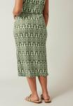 Юбка А-силуэта IKAT CRINKLE MIDI Evans, зеленый - фото 7