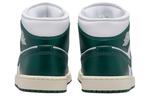 Женские кроссовки Jordan Mid Oxidised Green, зелёно-белые - фото 6