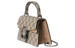Сумка dionysus mini top handle bag 'beige ebony' Gucci, бежевый - фото 2