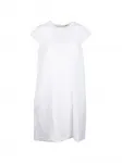 Мини-платье с круглым вырезом Aspesi, белый - фото