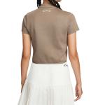 Женская одежда для гольфа Nike, коричневый/белый - фото 3