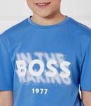 Футболки Regular fit Boss Kidswear, синий - фото 4