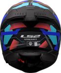 Шлем LS2 ff808 stream ii mika, Black/Blue - фото 4