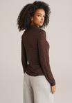 Блуза WE Fashion Blouse, Dark Brown - фото 3
