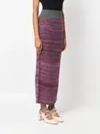 Меланжевая юбка миди Lynette DESTREE, фиолетовый - фото 3