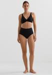 Топ бикини OYSHO SHAPEWEAR-EFFECT KNOT HALTER, Black - фото 2