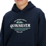 Детская толстовка с графикой Quiksilver, темно-синий - фото 4