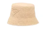 Панама из соломы для женщин Prada, бежевый - фото 3