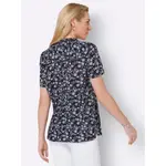 Блузка с принтом Inspirations Inspirationen, синий - фото 3