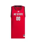 Мужская баскетбольная майка 00 Red NC State Wolfpack Replica Swingman adidas - фото