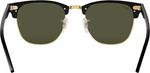 Классические солнцезащитные очки Ray-Ban Clubmaster, черный - фото 6